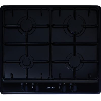 Stoves SGH600E 60cm 4 Burner Gas Hob in Black Stoves SGH600E 60cm 4 Burner Gas Hob in Black